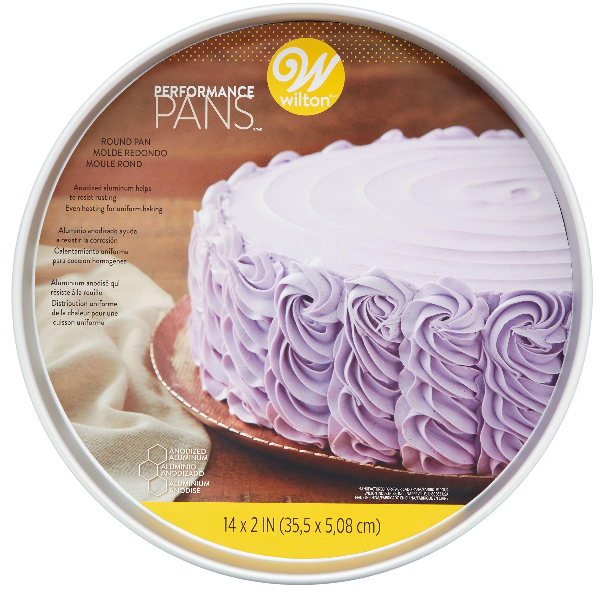 Wilton Performance Pans Aluminum Round Cake Pan 14 X