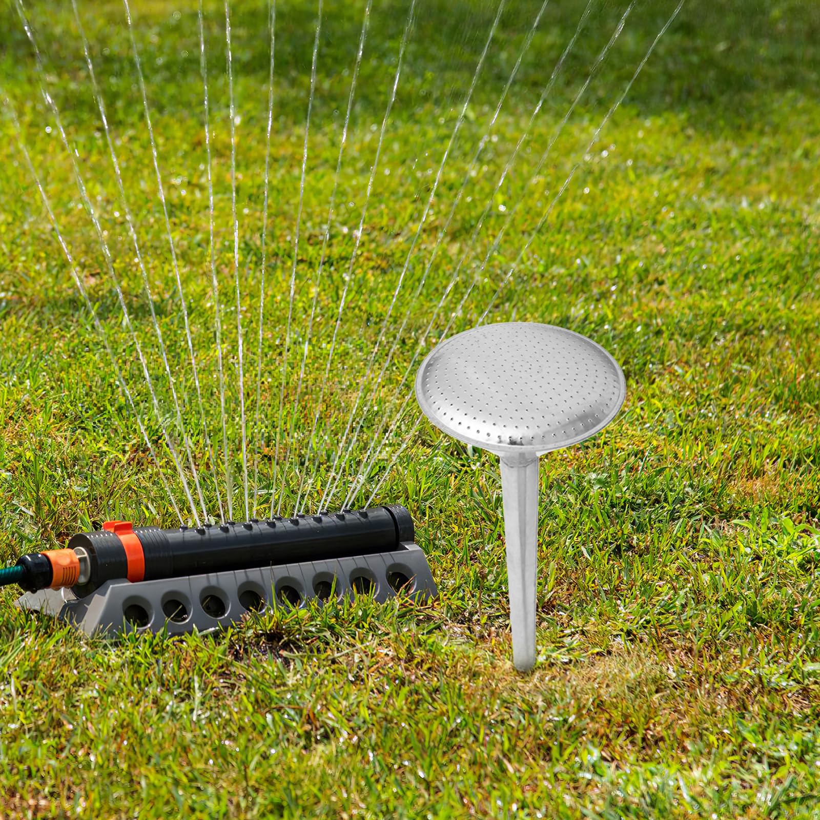 Ugello Agricolo con Stelo lungo Acciaio Inox Argento per Irrigazione