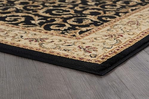 Miniatura 15 de Raleigh - Alfombra ovalada grande de 7 x 10 pies para sala de estar y dormitorio, alfombra tradicional floral - Alfombras para Salas Grandes Beige