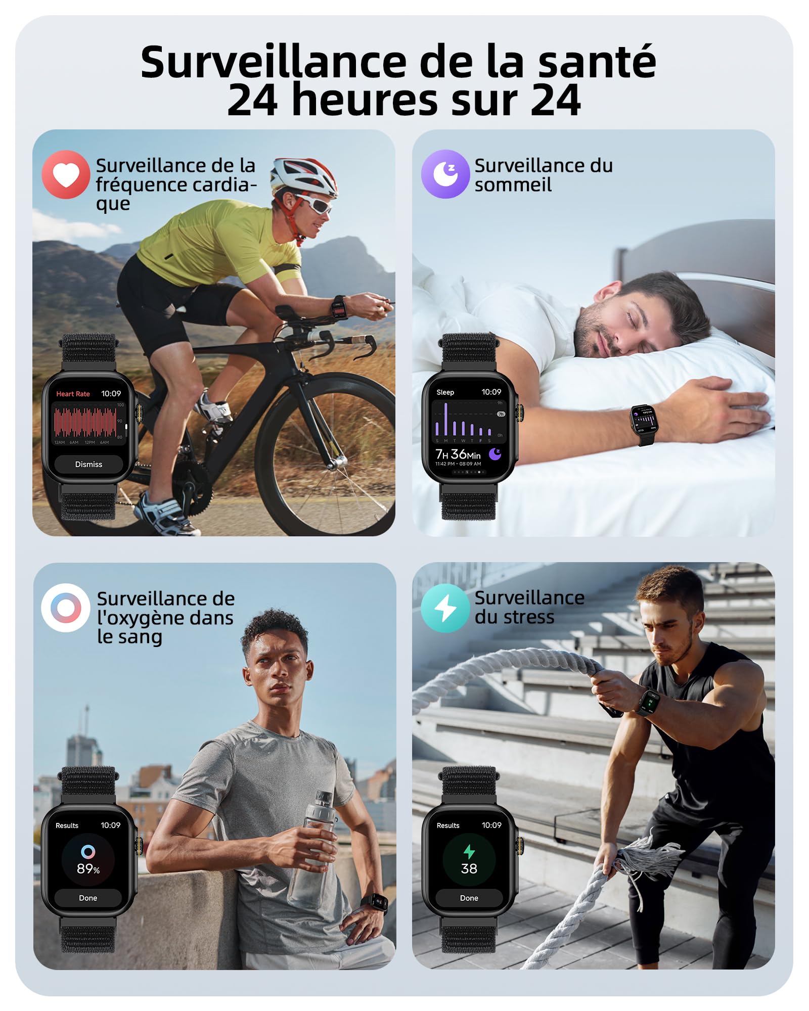 Parsonver Montre Connectée Homme Femme avec Appels Bluetooth, Smartwatch avec GPS, 3ATM Étanche, 1,85" Montre avec 100+ Sports,Fréquence Cardiaque,Sommeil,Montre Intelligente pour Android & iOS