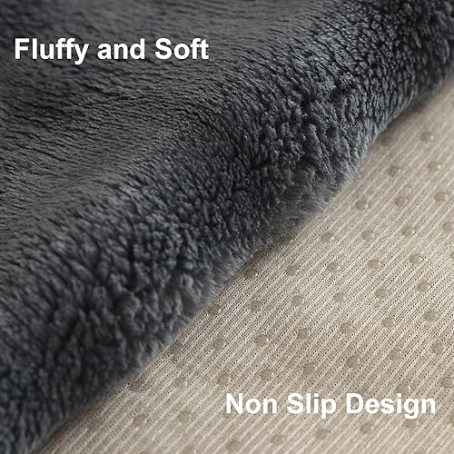 Miniatura 5 de Funda de terciopelo de felpa suave para sofá, funda antideslizante y esponjosa para sofá modular de 3 cojines, sofá L afilado, funda protectora de