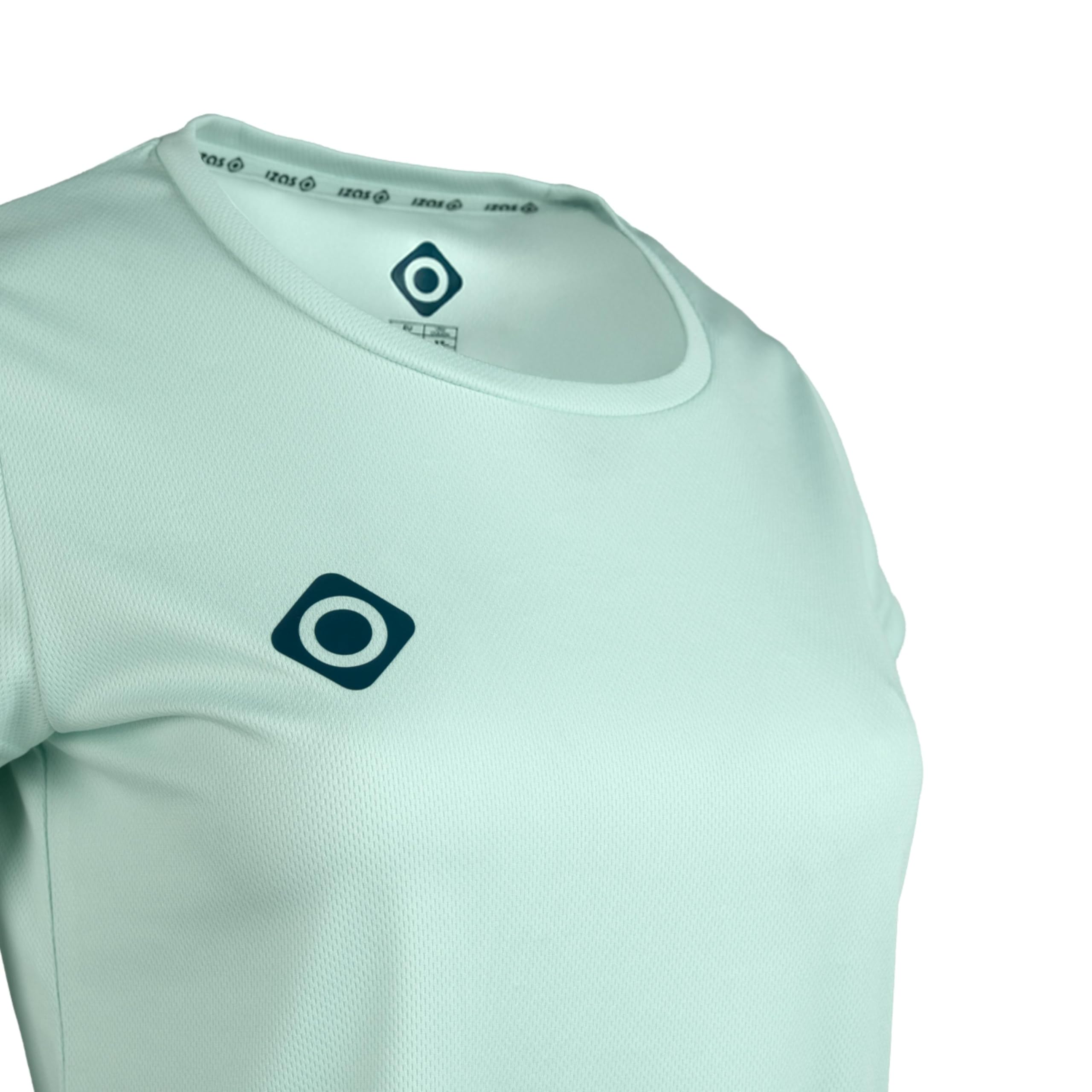 Izas Creus W V3 Camiseta Técnica Manga Corta de Mujer para Running y Outdoor, Tejido Dry and Hydrospeed, Ligera y Transpirable, Costuras Planas Antirroces, Secado Rápido