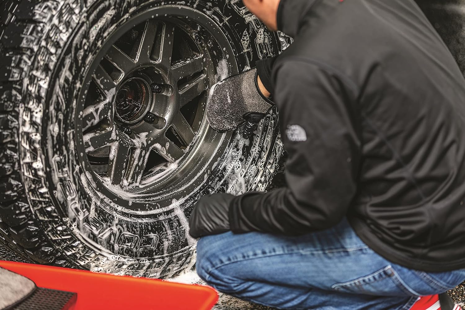 Griot's Garage 11820 Microfiber Wheel Wash Mitts (Set of 2) : Automotive