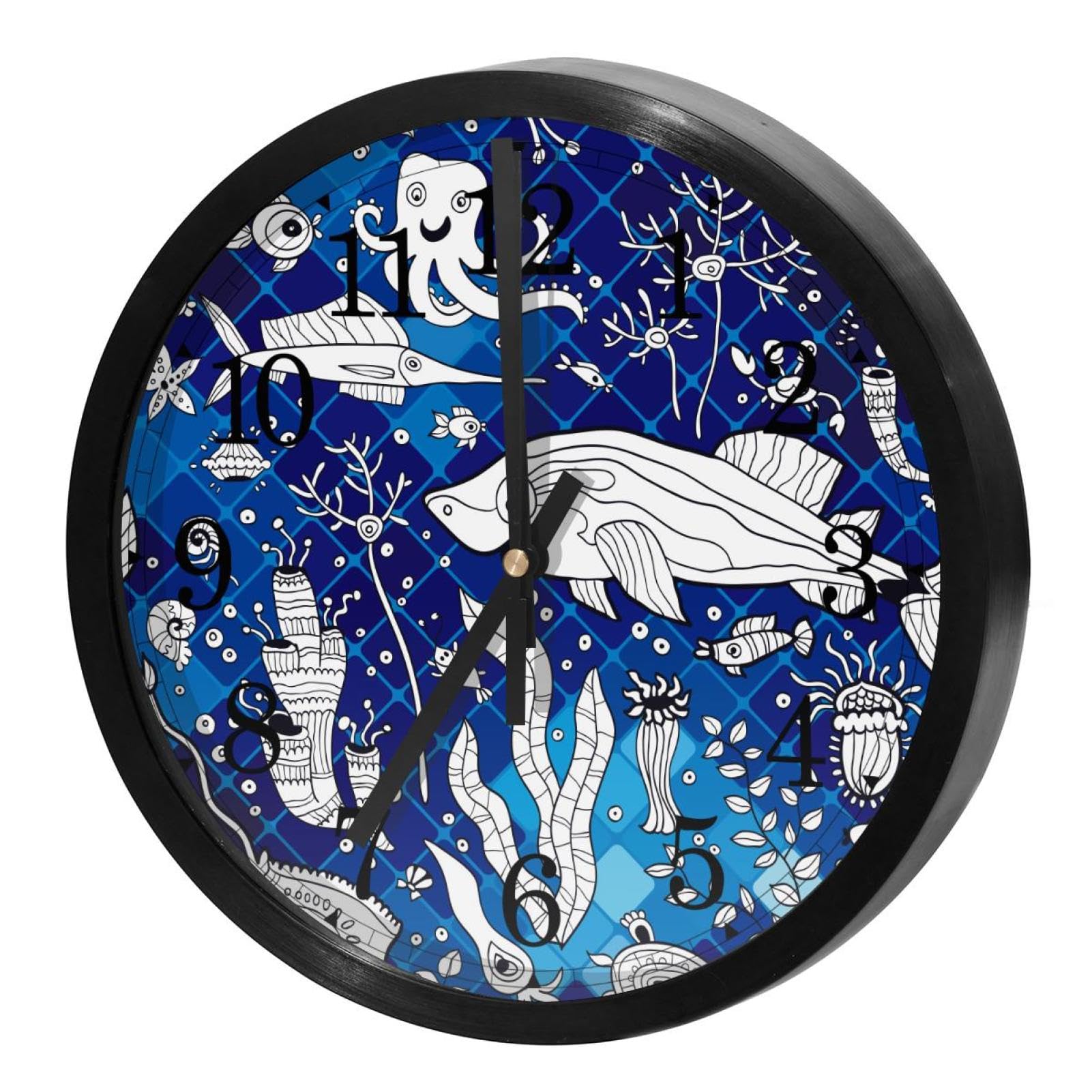 Horloge murale silencieuse sans tic-tac pour un calme absolu à la maison