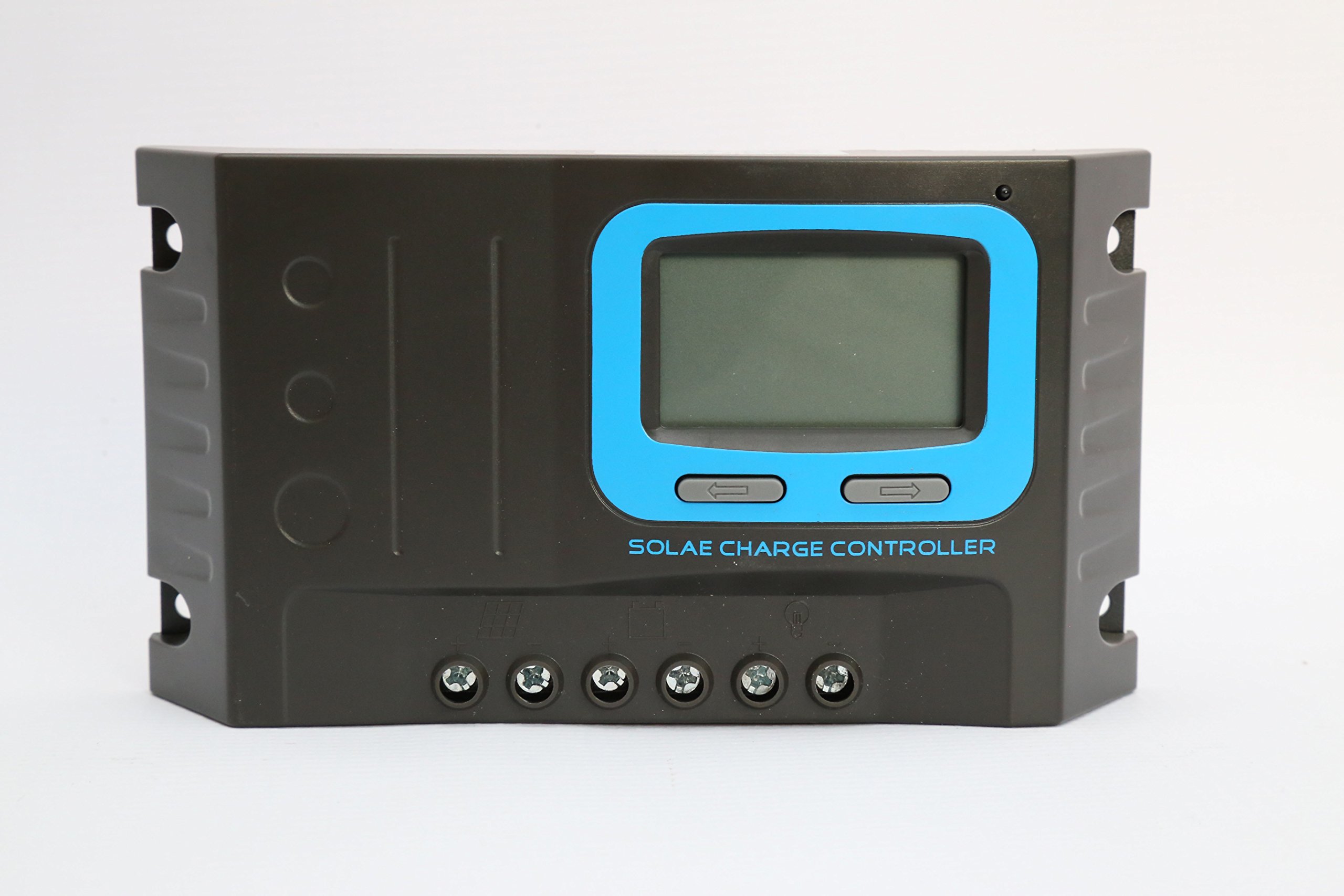 LDSOLAR Solar Charge Controller dimensions and ports diagram