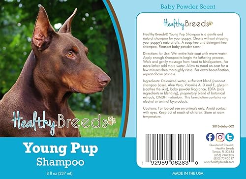 Miniatura 2 de Healthy Breeds Doberman Pinscher Young Pup Champú 8 oz