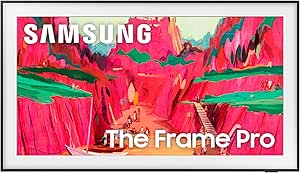 Samsung 65-Inch Class The Frame Pro LS03FW 4K Neo QLED Mini LED Smart TV (2025 Model) Slim Fit Wall Mount, Modern Frame Design, Wireless One Connect, NQ4 AI Gen3 Processor, Art Mode, Alexa Built-in