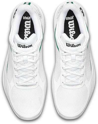 Vista 8 de Wilson Zapatos de pádel Hurakn Lite para hombre Blanco/Bósforo