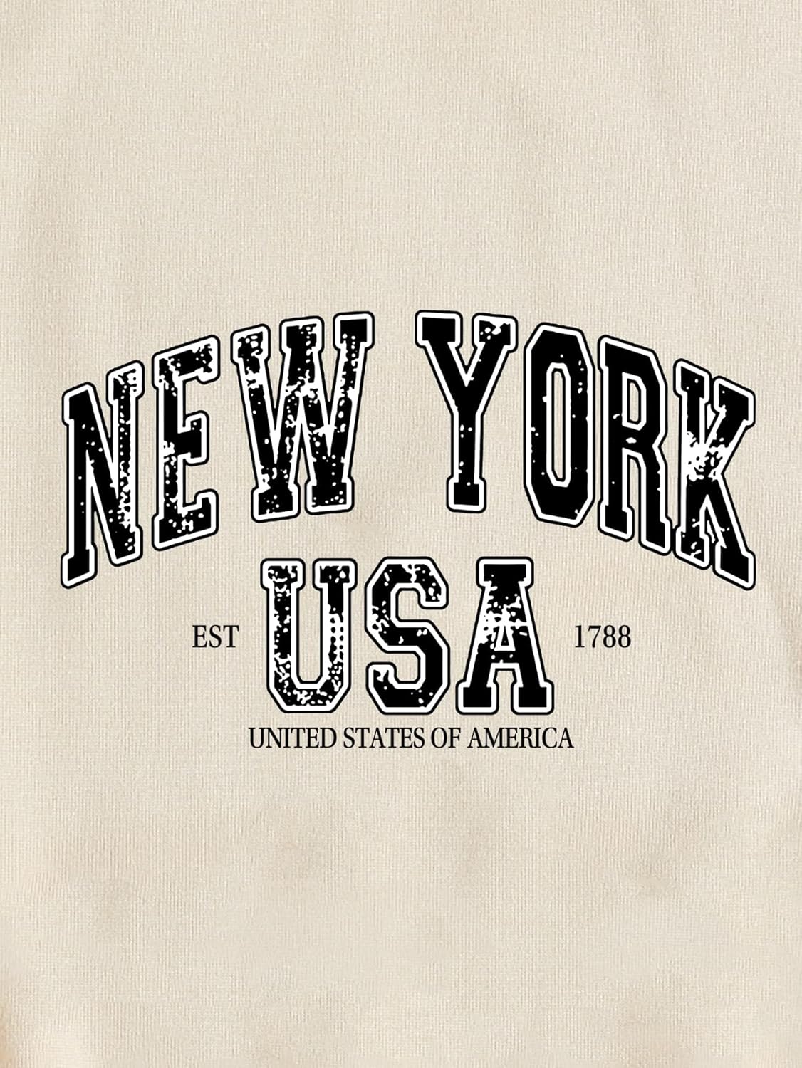 WDIRARA Women's Letter Print Drawstring Drop Shoulder Hoodie Sweatshirt Top with Pocket Apricot XL - Image 4