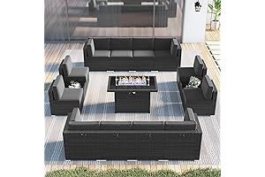 LayinSun 15-Piece Outdoor Fire Pit Set