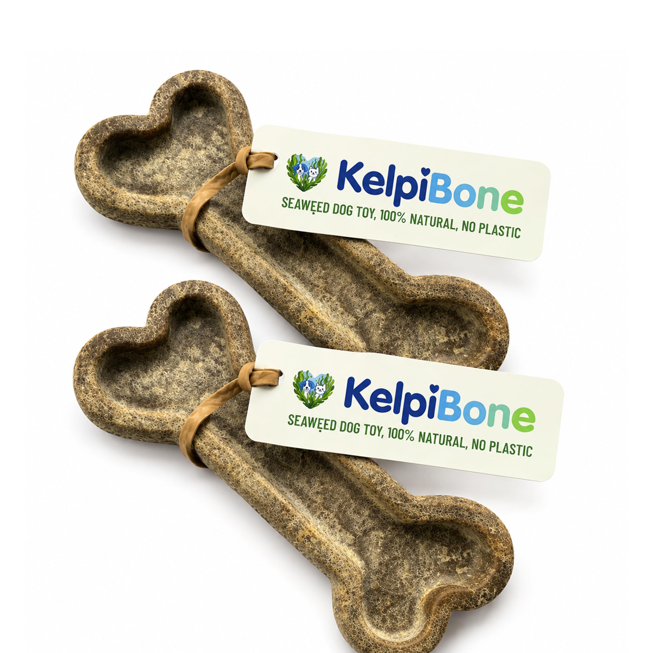 Marine Kind Kelpi Bone, 2 Pack Bundle