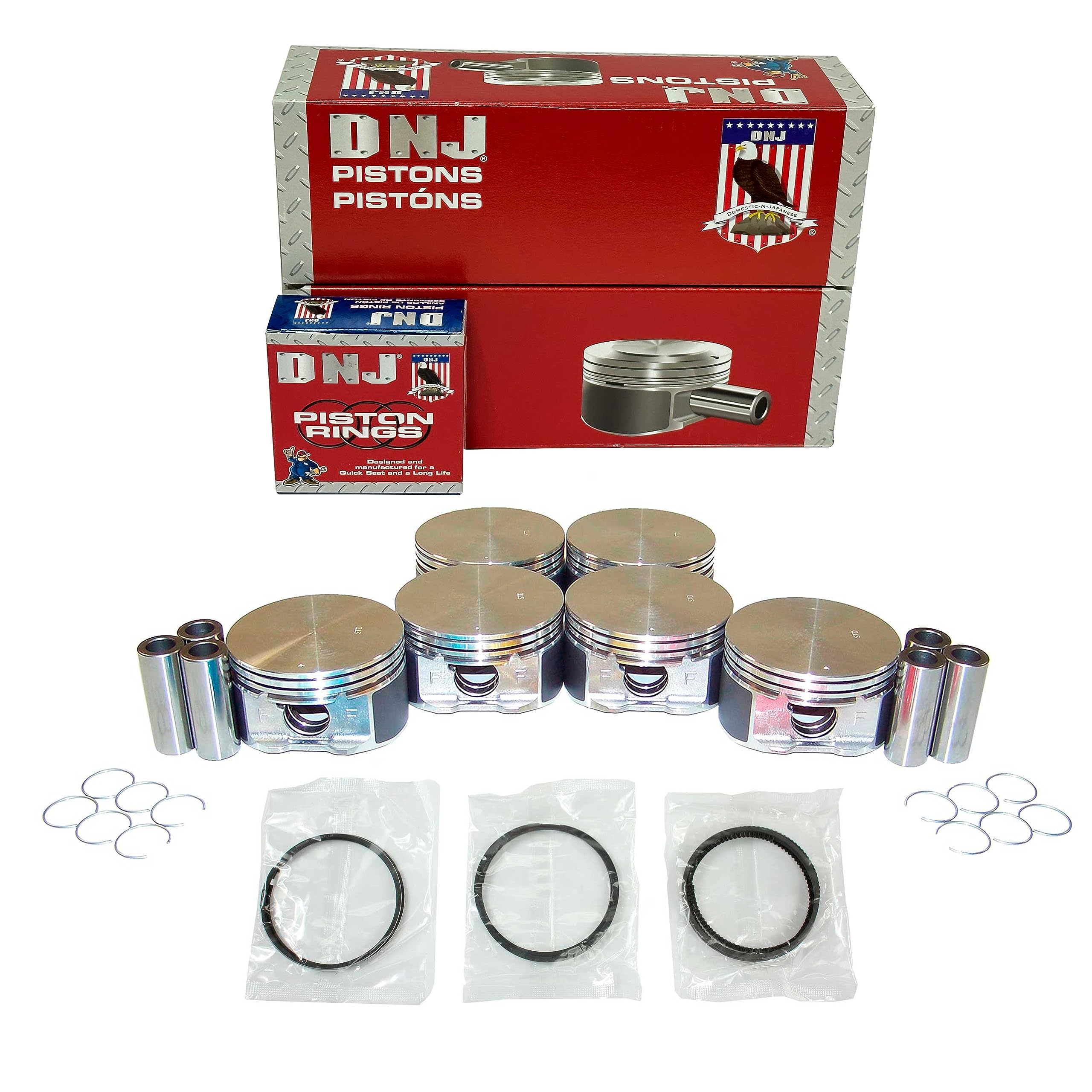 Amazon.com: DNJ PRK1105 Piston Ring Set Standard for 2002