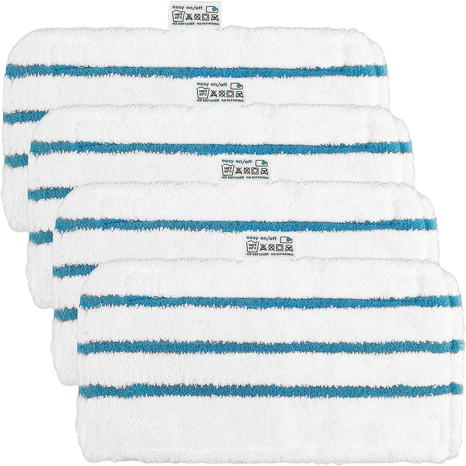 4 Lingettes pour Black et Decker Balais Vapeur FSMP20 Steam Mop pour