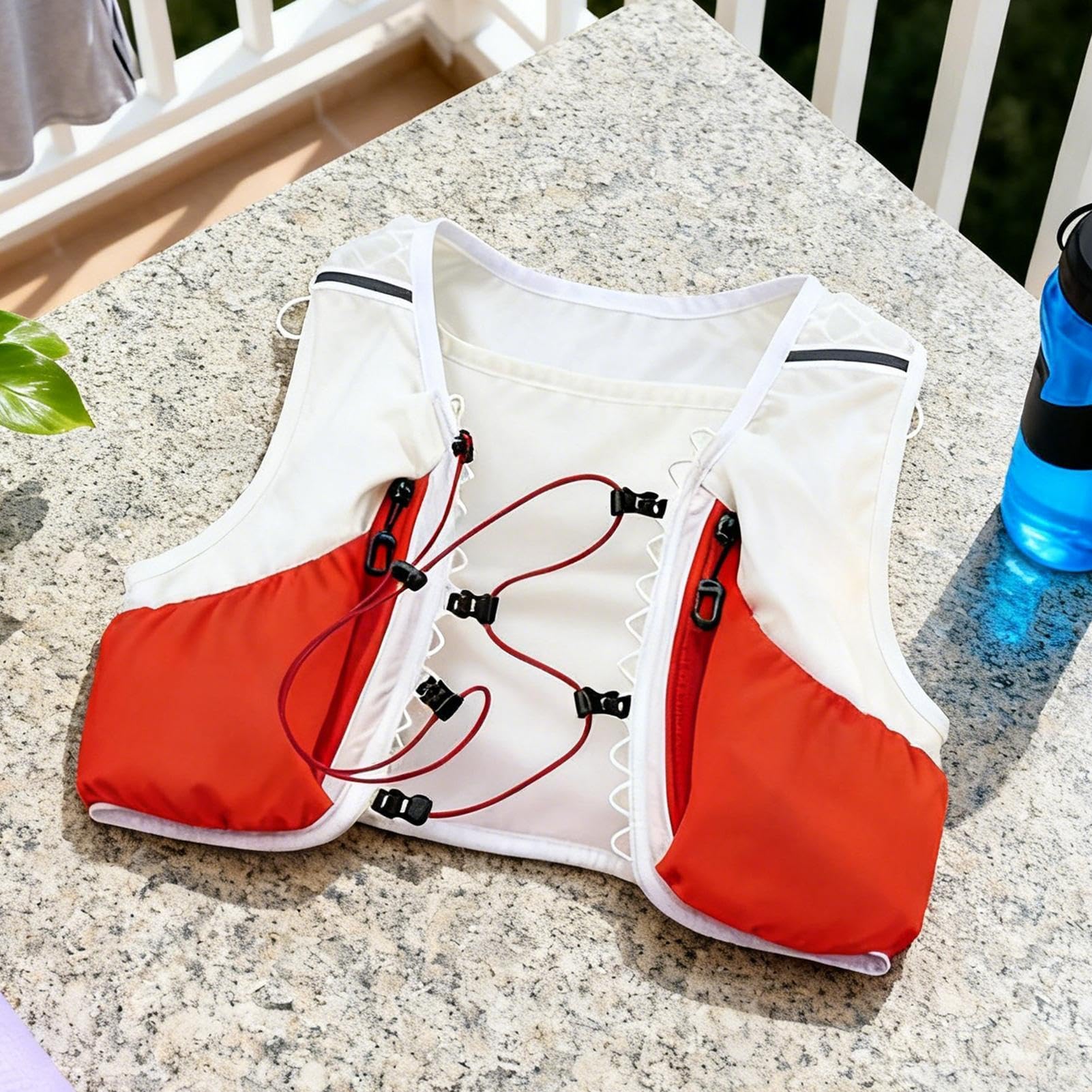 Gilet de course, sac à dos d'entraînement léger, gilet d'hydratation pour le jogging, pour l'entraînement, la marche, la gym, les voyages, le fitness, l'entraînement, les coureurs, les exercices, le
