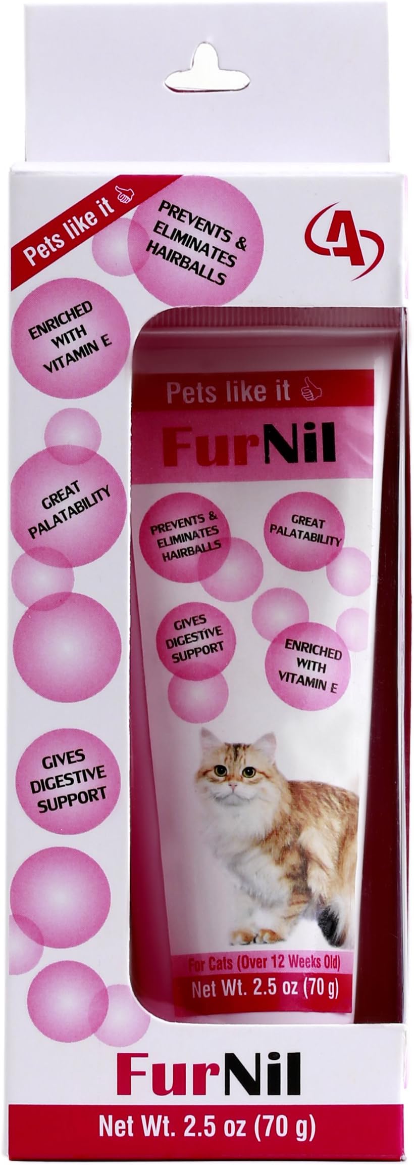 Hairballs Preventer and Digestive Support for Cats, 2.5 Ounce