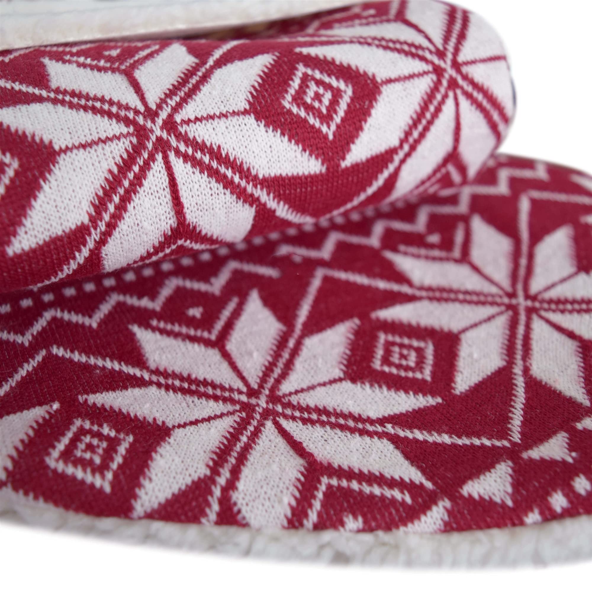 5 stücke Weihnachtsstrumpf Weihnachtsbaum Ornamente Rote gestrickte Schneeflocke Luxus Dekoration Anhänger Geschenk Tasche Socken