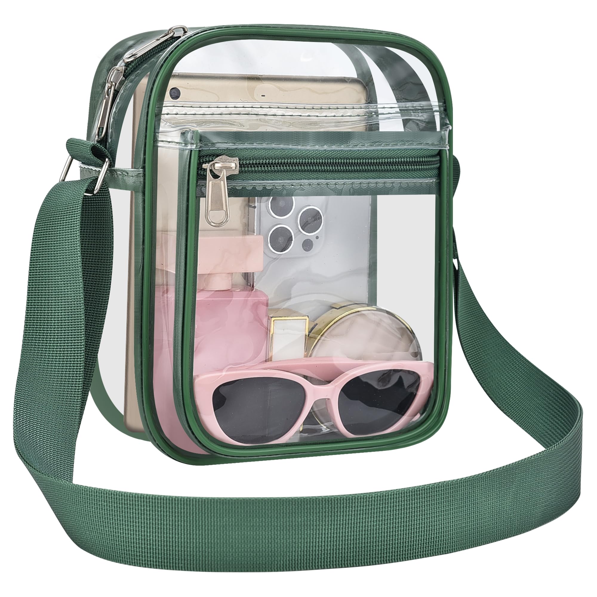USPECLARE Clear Bag Stadium Approved Clear Messenger Bag for Men and Women