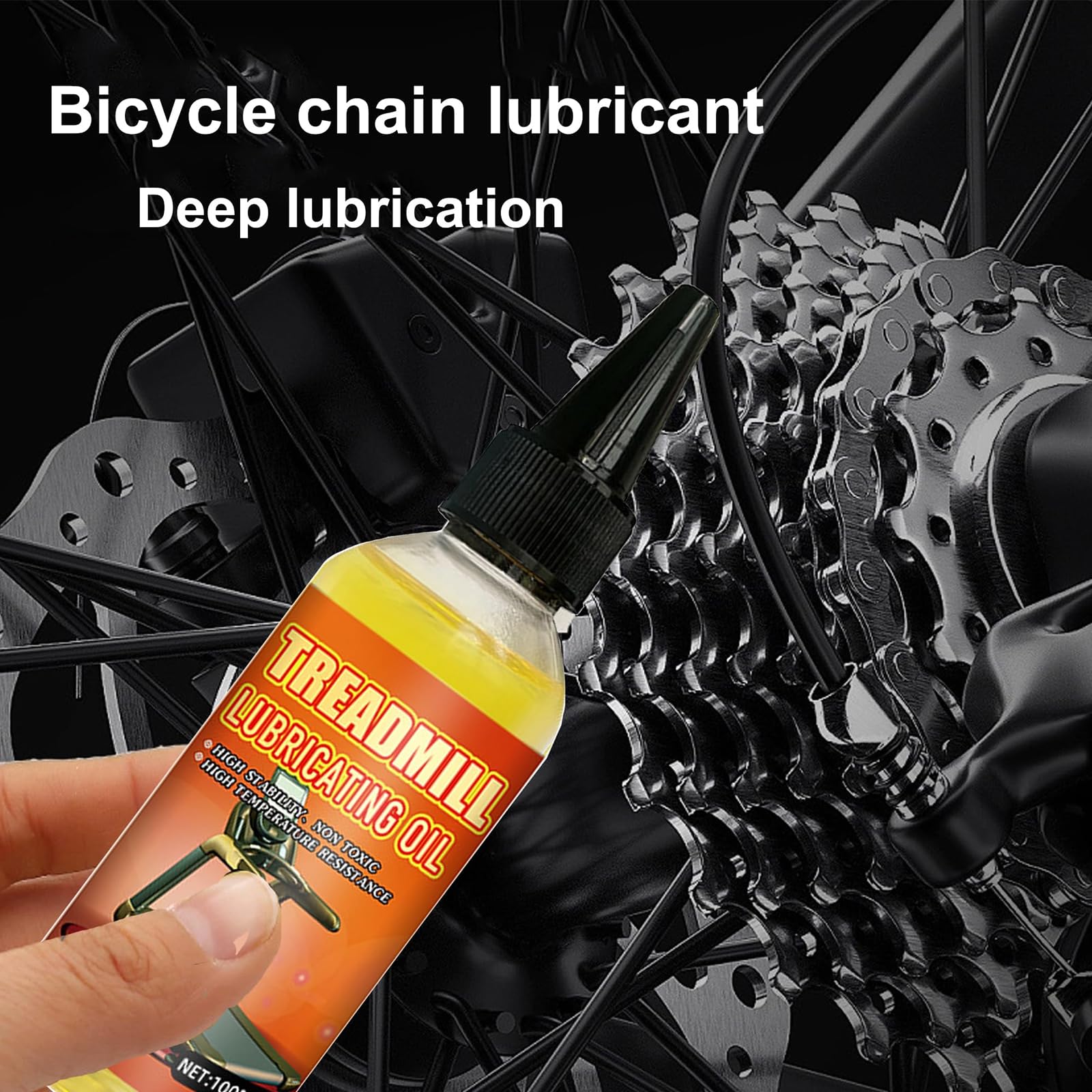 2 maty do biegania lubrykanty 100 ml, premium lubrykant do biegania, sportowe smary o wysokiej temperaturze, redukujące hałas i tarcie, kompatybilne z większością urządzeń
