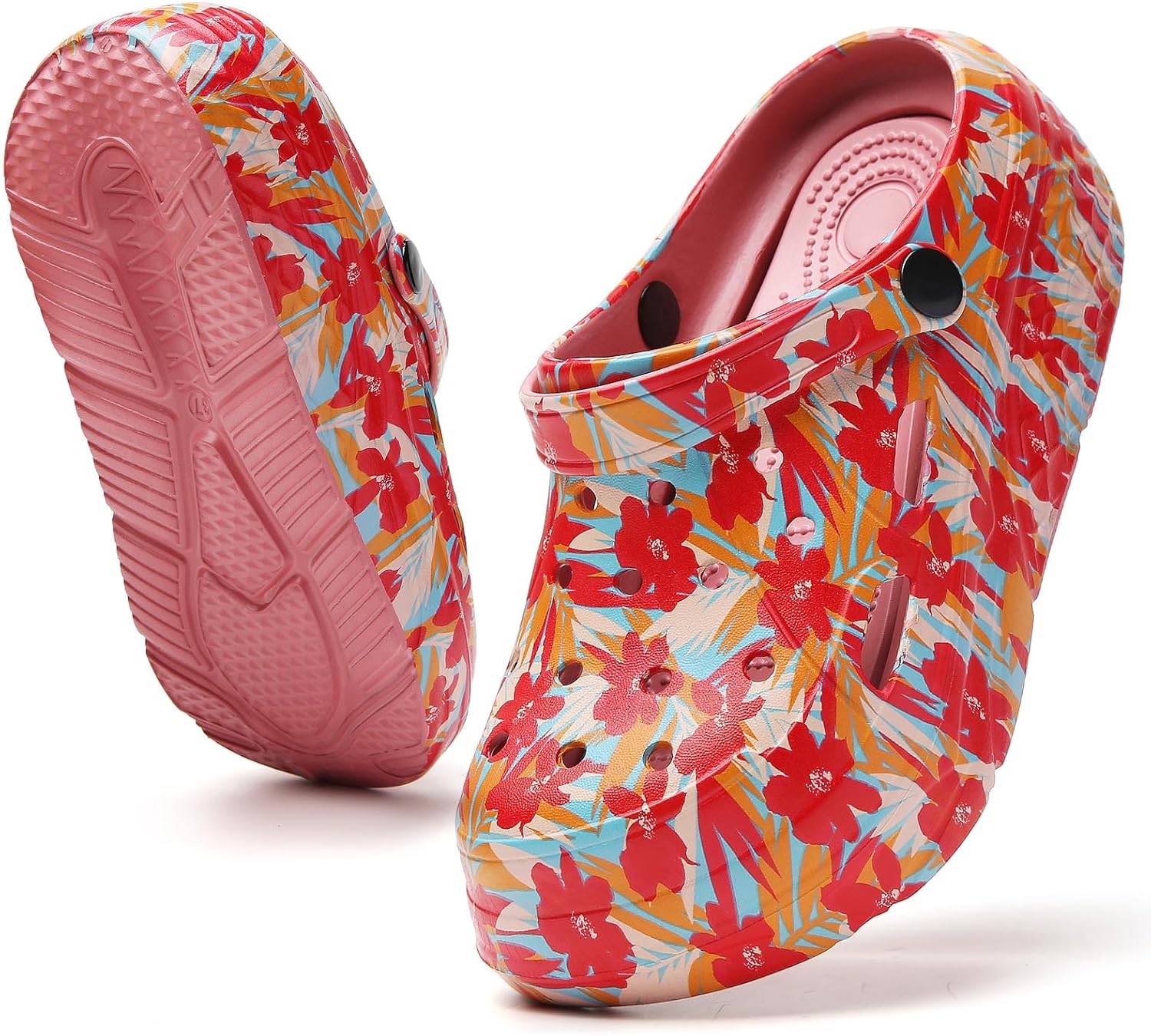 Meidiastra Women's Platform Clogs Slippers Slip On Slide Wedge Sandals for Women - Image 6