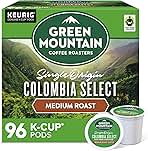 Green Mountain Coffee Roasters Colombia Select Coffee, Keurig Single-Serve K-Cup Pods, Medium Roast Coffee, 96 Count