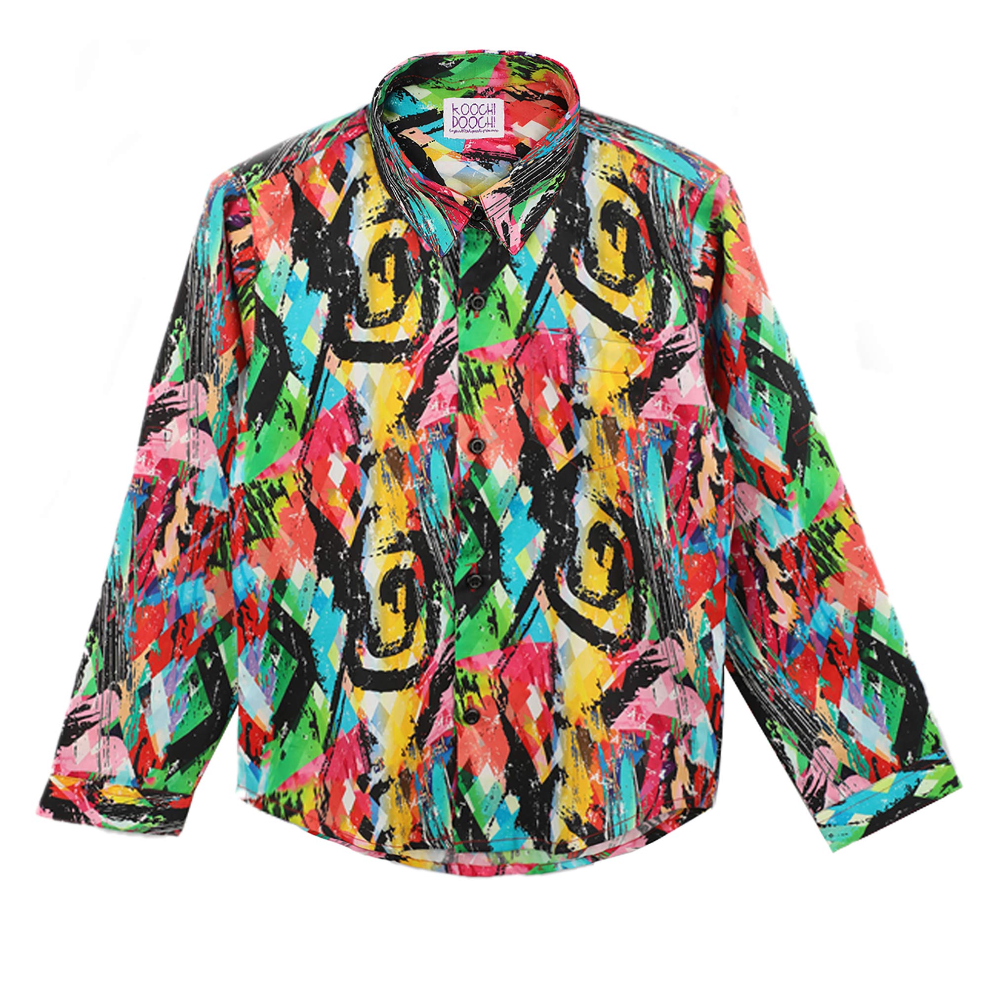 KOOCHI POOCHIJunior and Young Boys 100% Cotton Shirt, Toddler,Infant Kid Full Sleeve Shirt