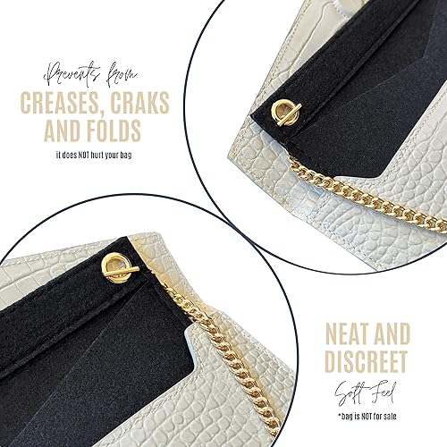 Miniatura 8 de Uptown Clutch Conversion Kit with Gold Chain Wristlet Insert Wallet on Chain WOC Uptown Pouch Insert (Lime)