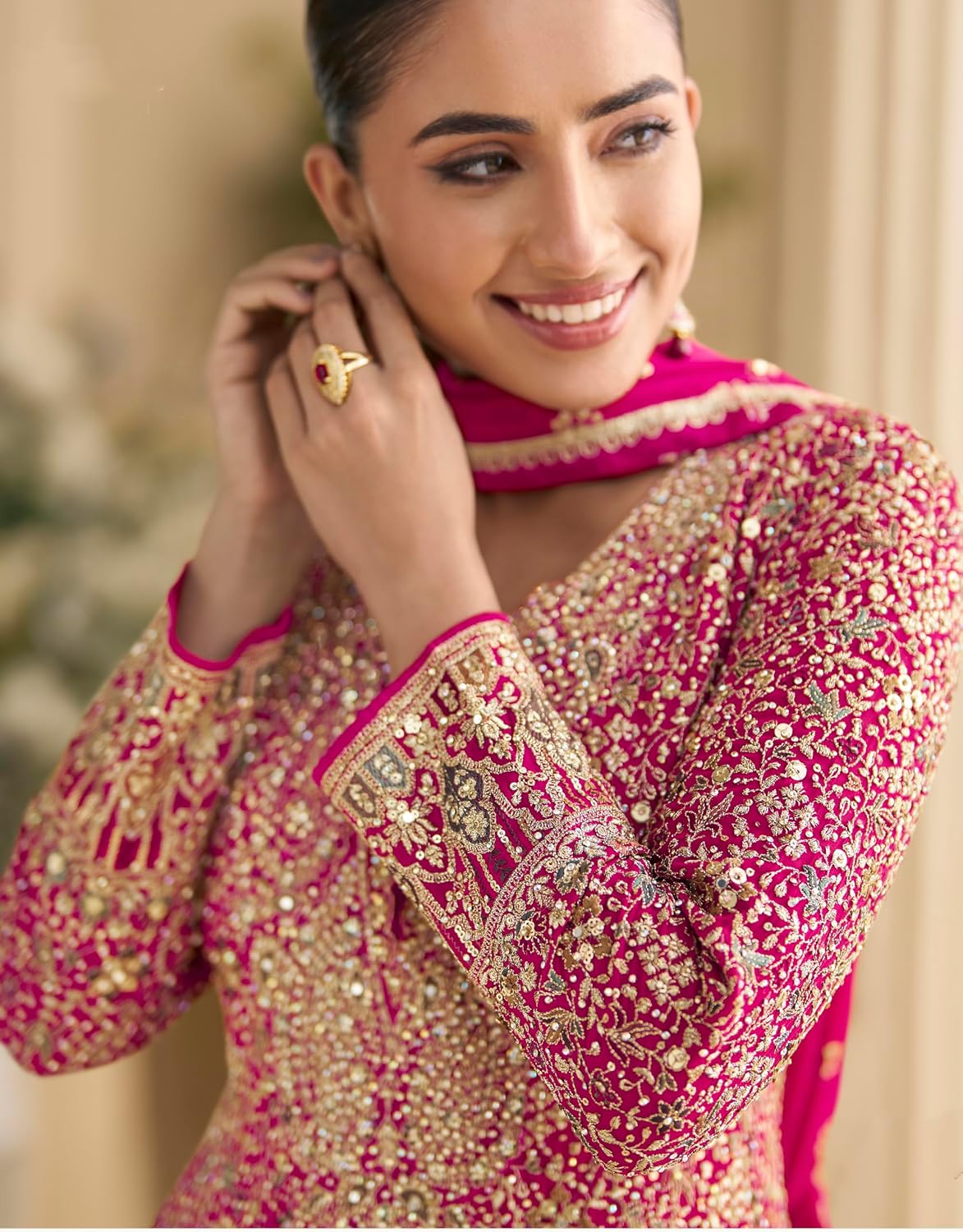 STELLACOUTURE Ready to wear salwar kameez for women, Indian Pakistani traditional ethnic suit Eid, Wedding, Party 2971-O