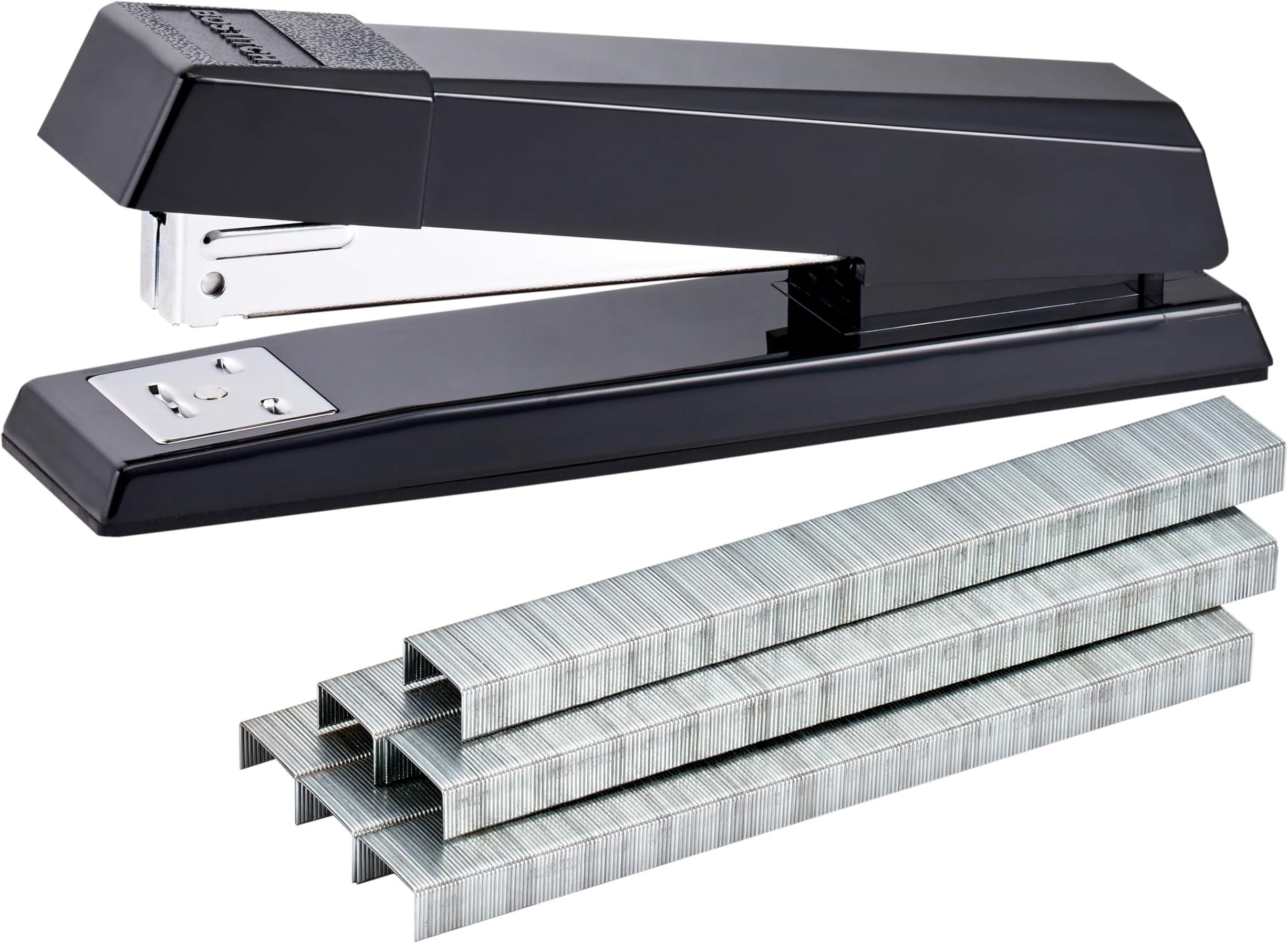 Bostitch Office Stapler,No-Jam Premium for Desktop,Includes 1,250 Staples,Full-Strip,25 Sheet Capacity,Black,(Pack of 12)