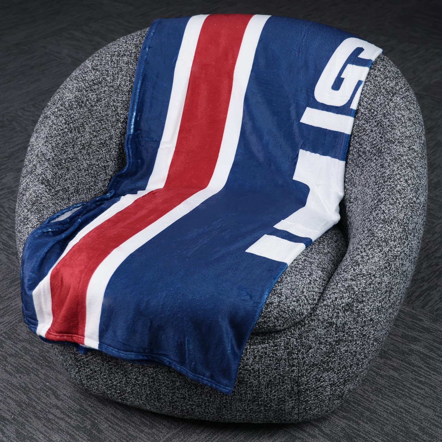 FOCO NFL Plush Soft Micro Raschel Throw Blanket, 50 x 60 New York Giants