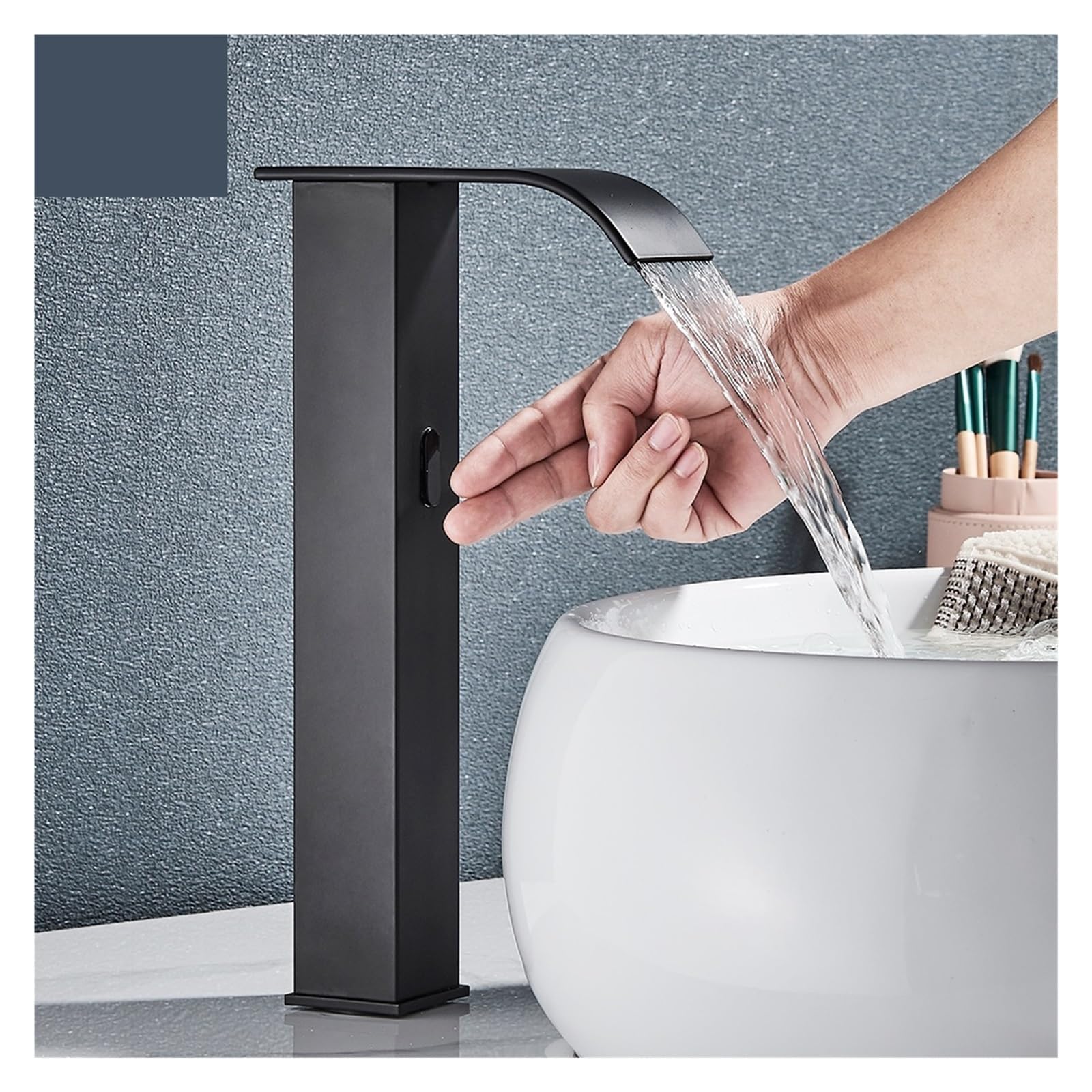Capteur intelligent bassin robinet mitigeur cascade chaud et froid