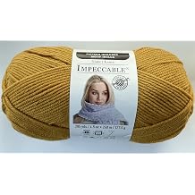 Impeccable Yarn, Solid Yarn, 4.5 oz in Gold by Loops & Threads