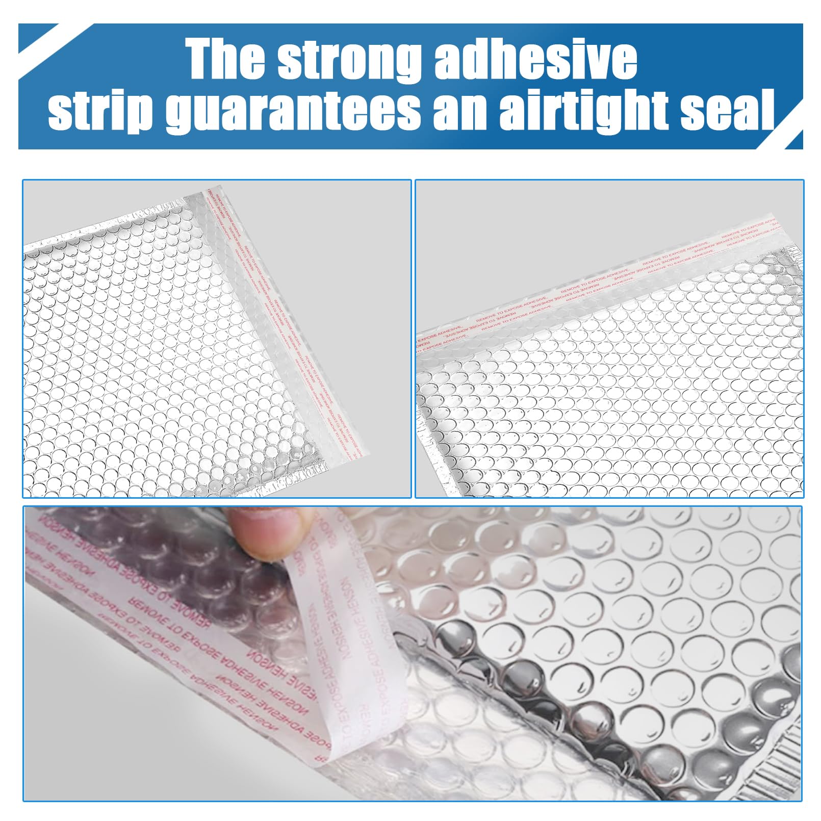 Confezione da 10 buste a bolle d'aria termiche, impermeabili, metallizzate, buste per spedizioni a freddo per alimenti, 32 x 30 cm, buste autosigillanti per spedizioni a freddo