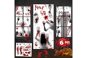 Halloween Giant Bloody Handprint Decorations: Dare to be Spooked!