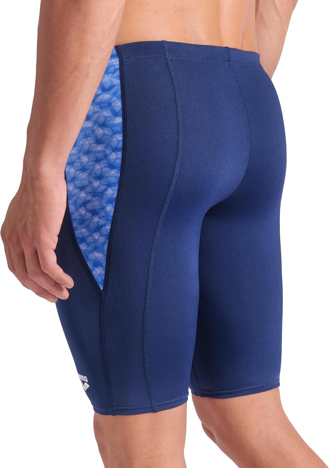 Arena Mens Arena Performance Men's Monogram Swim Jammer Knee-Length Swimsuit Training Bathing Suit - Image 5