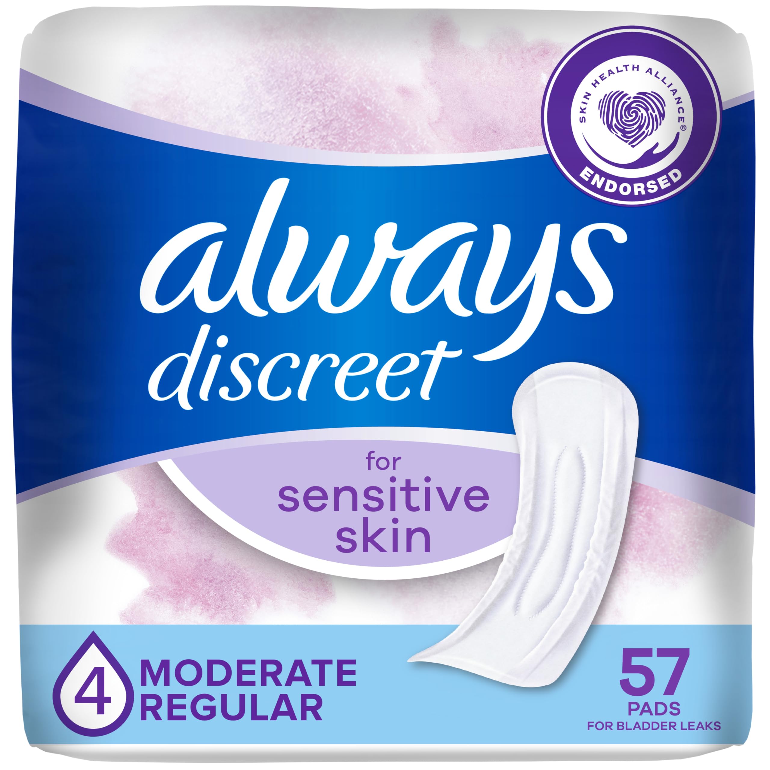 Always Discreet Sensitive Skin Pads