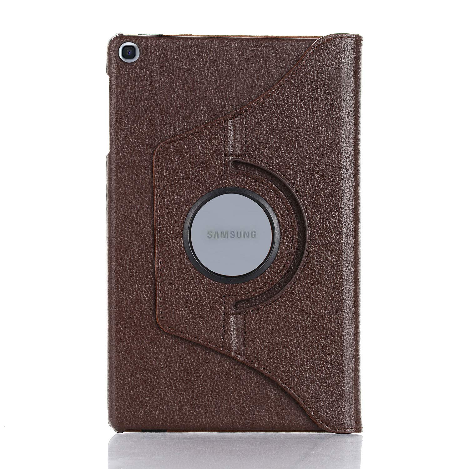 FAYGAOAI Brown, Rotating Case for Samsung Galaxy Tab S5E 10.5 inch (SM-T720/T725), 360 Degree Rotating Stand Cover with Wake/Sleep, Vertically and
