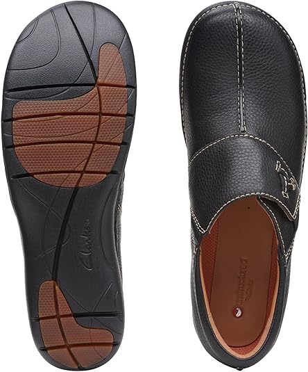 Clarks Un Loop Ave Slip-On Donna – Scarpe In Pelle Nero, Suola EVA, Fodera In Pelle Traspirante, Taglia 38.5 EU - 5