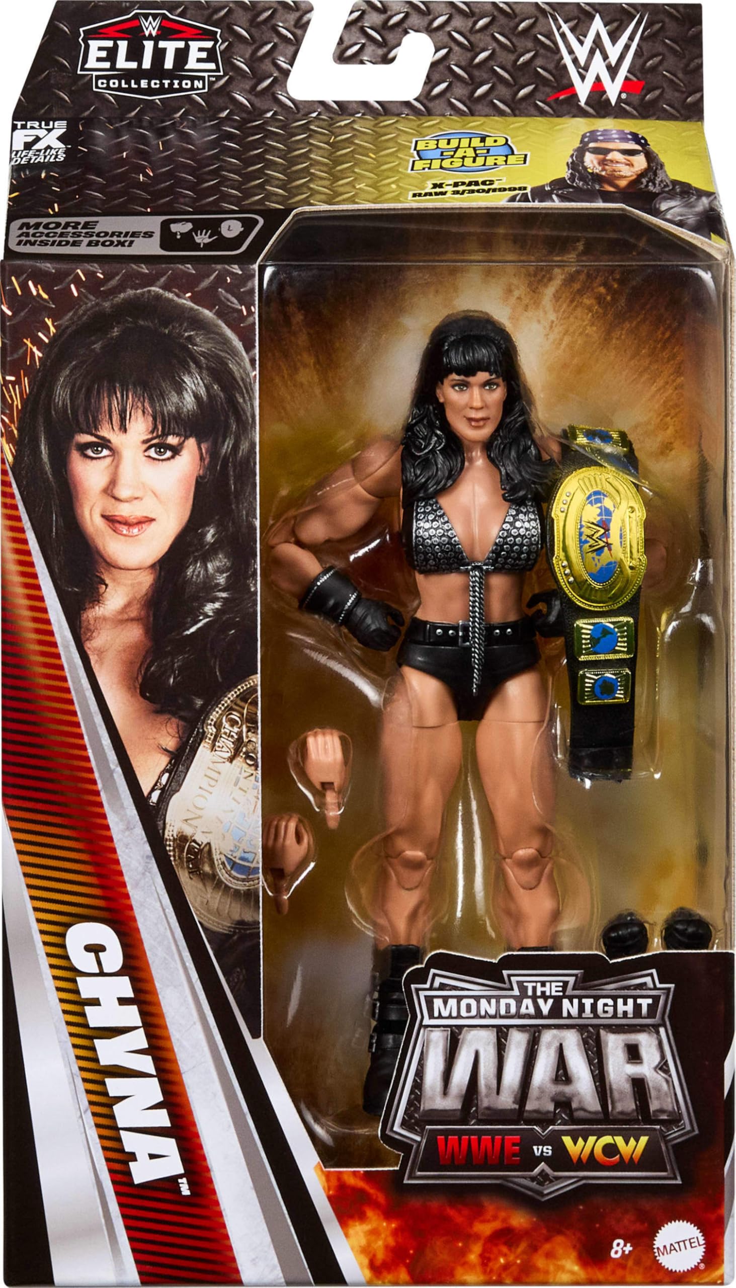 WWE Elite チャイナ　The Monday Night エリート Amazon.com: WWE Chyna with Intercontinental Belt Mattel Elite