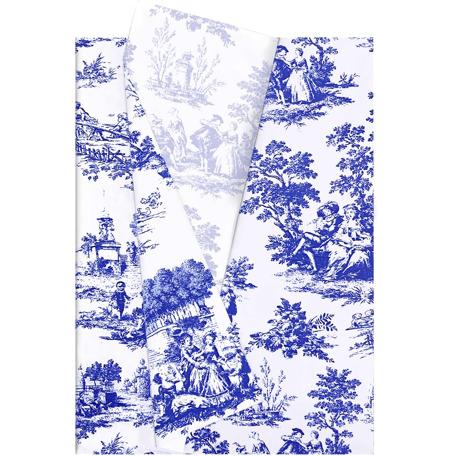 Hjvvr Blue and White Tissue Paper,100sheets Patterned Tissue Paper,50x35cm Blue Flower Wrapping for Packing Gifts DIY Crafts