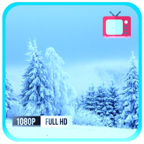 Winter Snow Glow – Gentle Snowfall & Festive Lights with Calm Holiday Ambience for a Cozy TV Screensaver