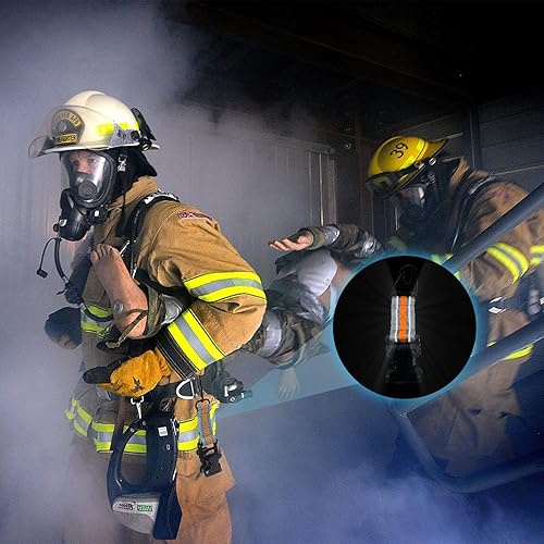 Miniatura 3 de Juego de accesorios de bomberos de 4 piezas: correa de guante rápida con clip de cocodrilo y clip para cinturón para guantes de bombero, policía,