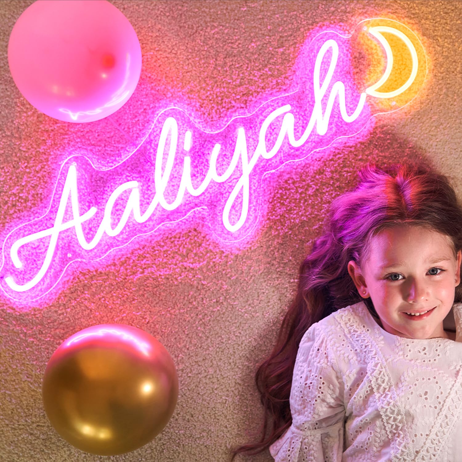 Custom Neon Signs-Personalized Customizable Neon Light for Wall Decor Wedding,Birthday Party, Bedroom Bar Shop Name Logo Lights sign.(3-48 Letters)