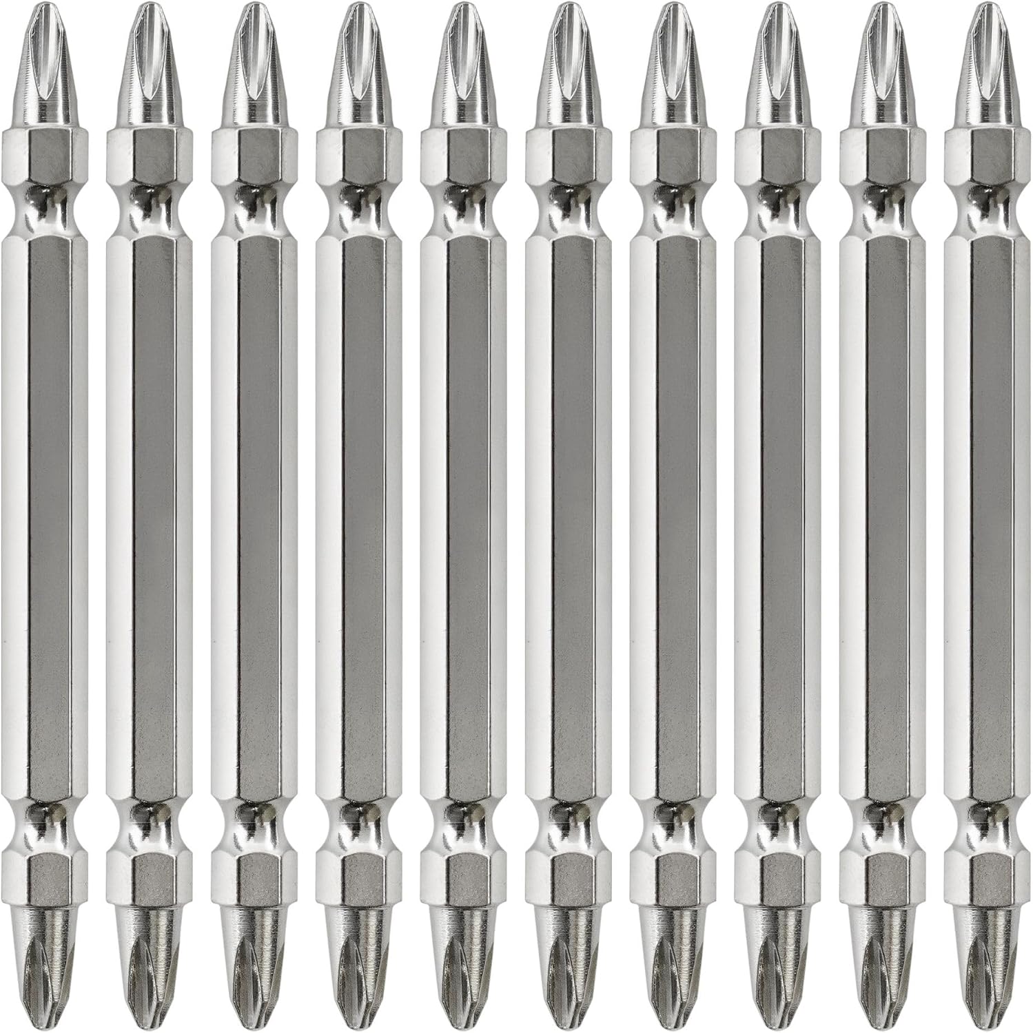 iHelp Driver Bit Pack of 10 + NO.2 x 85mm (Slim Double Headed + NO.2 x 85mm)