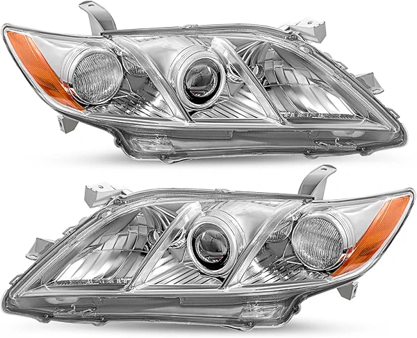 JSBOYAT Headlight Assembly Replacement for 2007-2009 Toyota Camry US Version Model Driver and Passenger Side