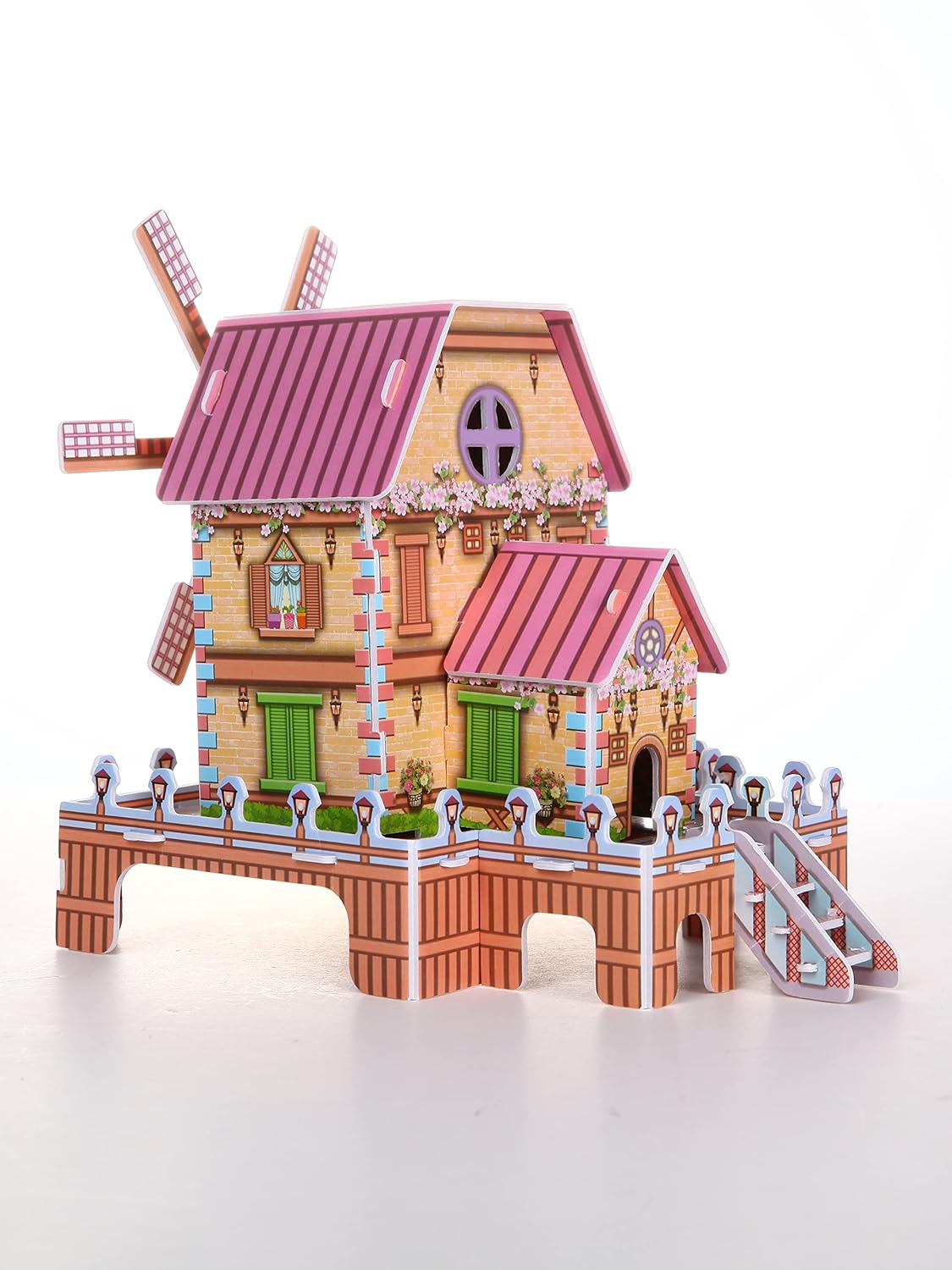 Buy YOYOSO Puzzle DIY Music BoxWindmill Birthday Gift for Kids