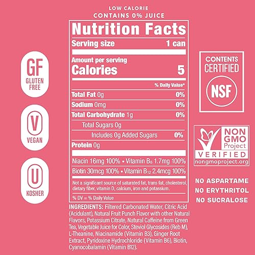 Miniatura 2 de GORGIE Bebidas energéticas naturales sin azúcar, variedad BestSellers (paquete de 12) - Bebidas energéticas saludables - Reemplazo de café natural