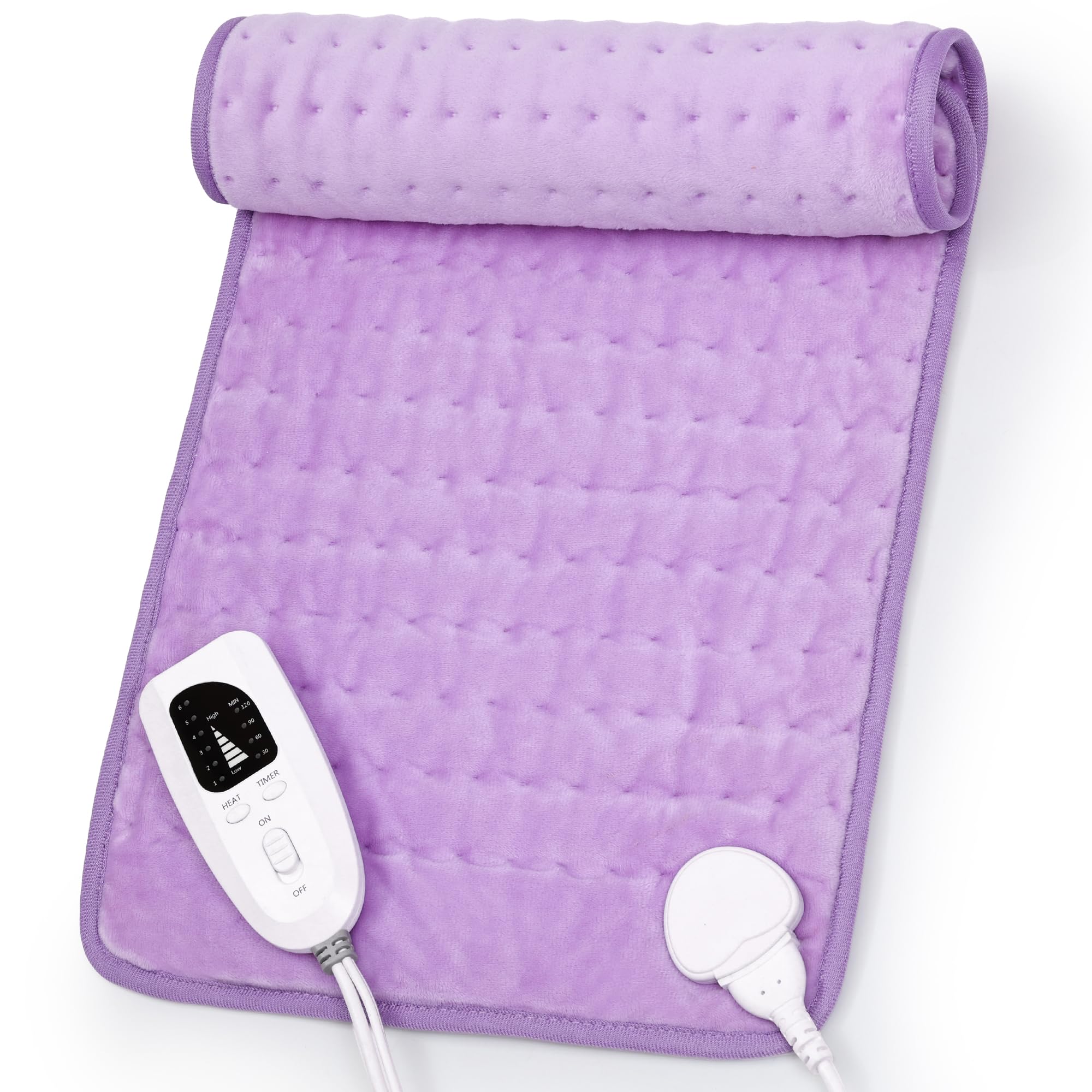 Heating Pad,Electric Heating Pads,Heating Pad for Back,Lavender,24x12 Inch