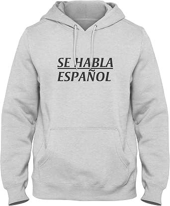 Amazon.com: shirtloco Se Habla Espanol Sudadera con capucha para hombre :  Ropa, Zapatos y Joyería