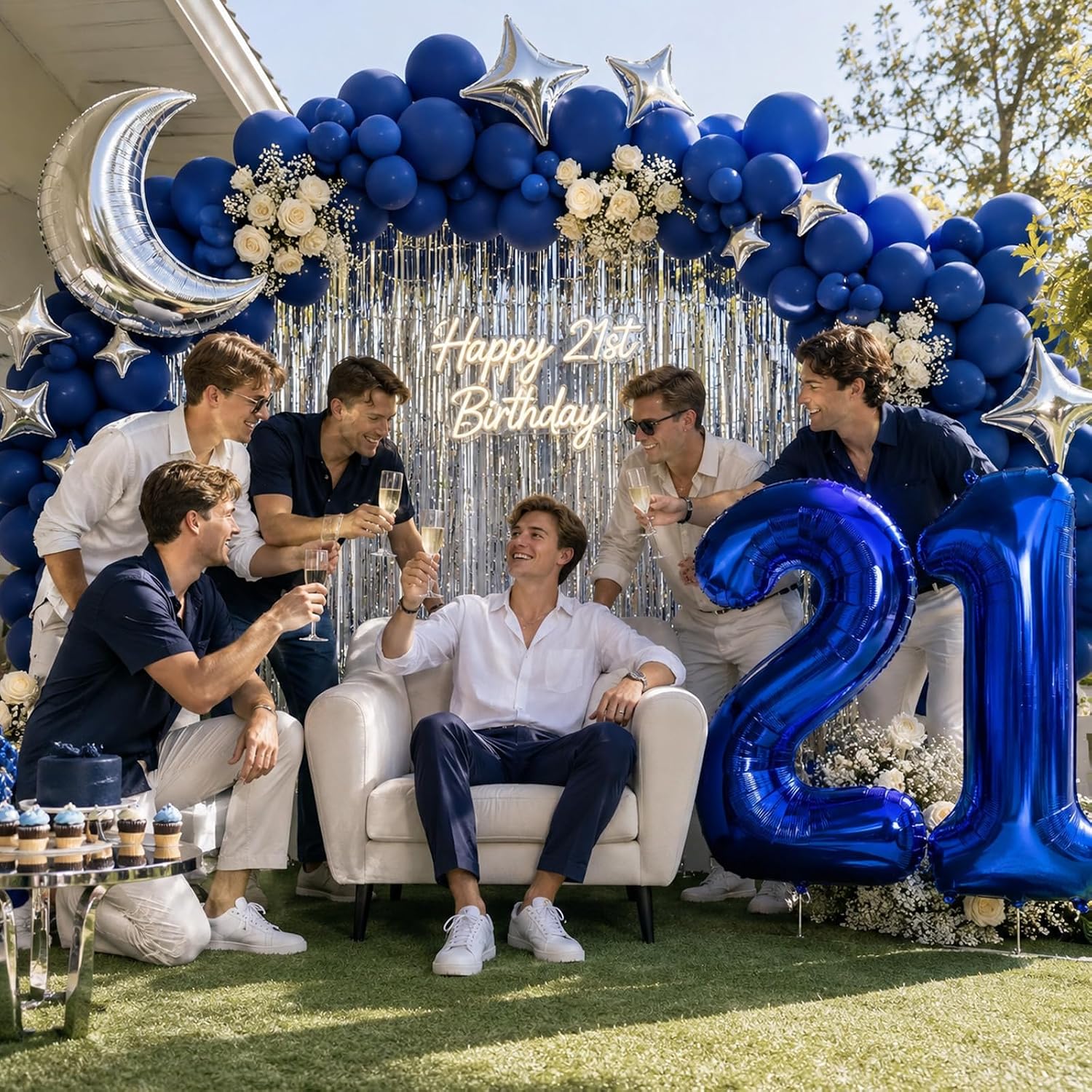 40 Inch Navy Blue Numbers 9 Balloons, Large Self Inflating Dark Blue Digital 9 Helium Balloon, Giant Foil Mylar Number 9 Balloons for Women Men Girls Boys 9th Birthday Party Anniversary Decorations