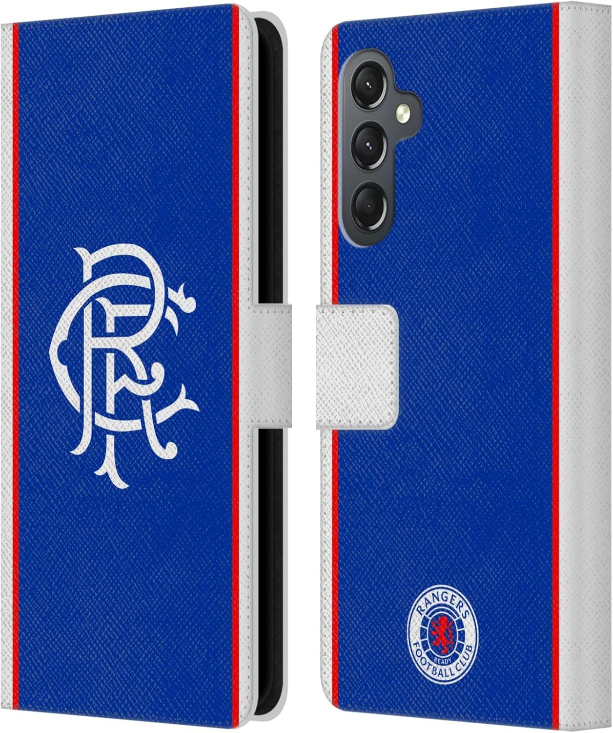 Head Case Designs Officially Licensed Rangers FC Home 2025/26 Kit Leather Wallet Case Compatible with Samsung Galaxy A25 5G